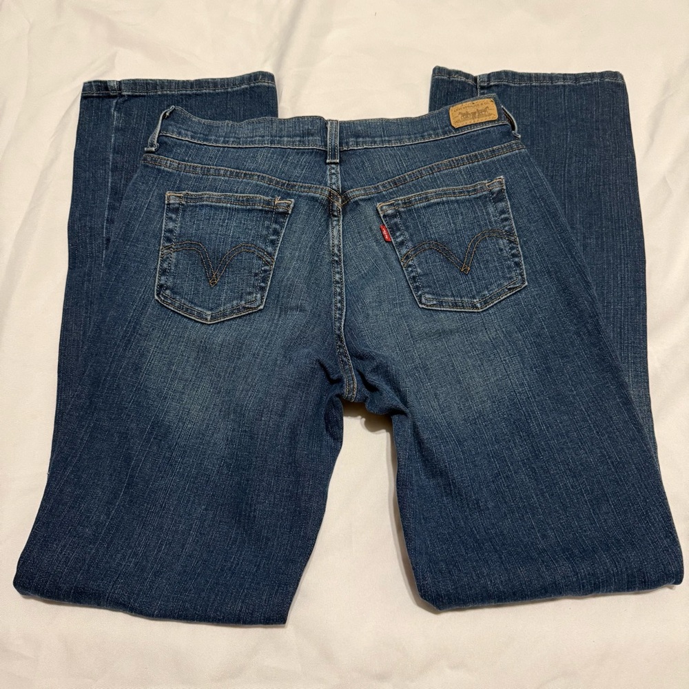 Women’s Levi's 515 blue Indigo Straight Jeans size 6 - Picture 5 of 16